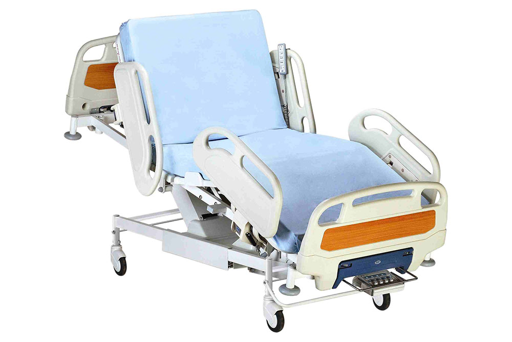 5-Function-Hospital-Motorised-Bed